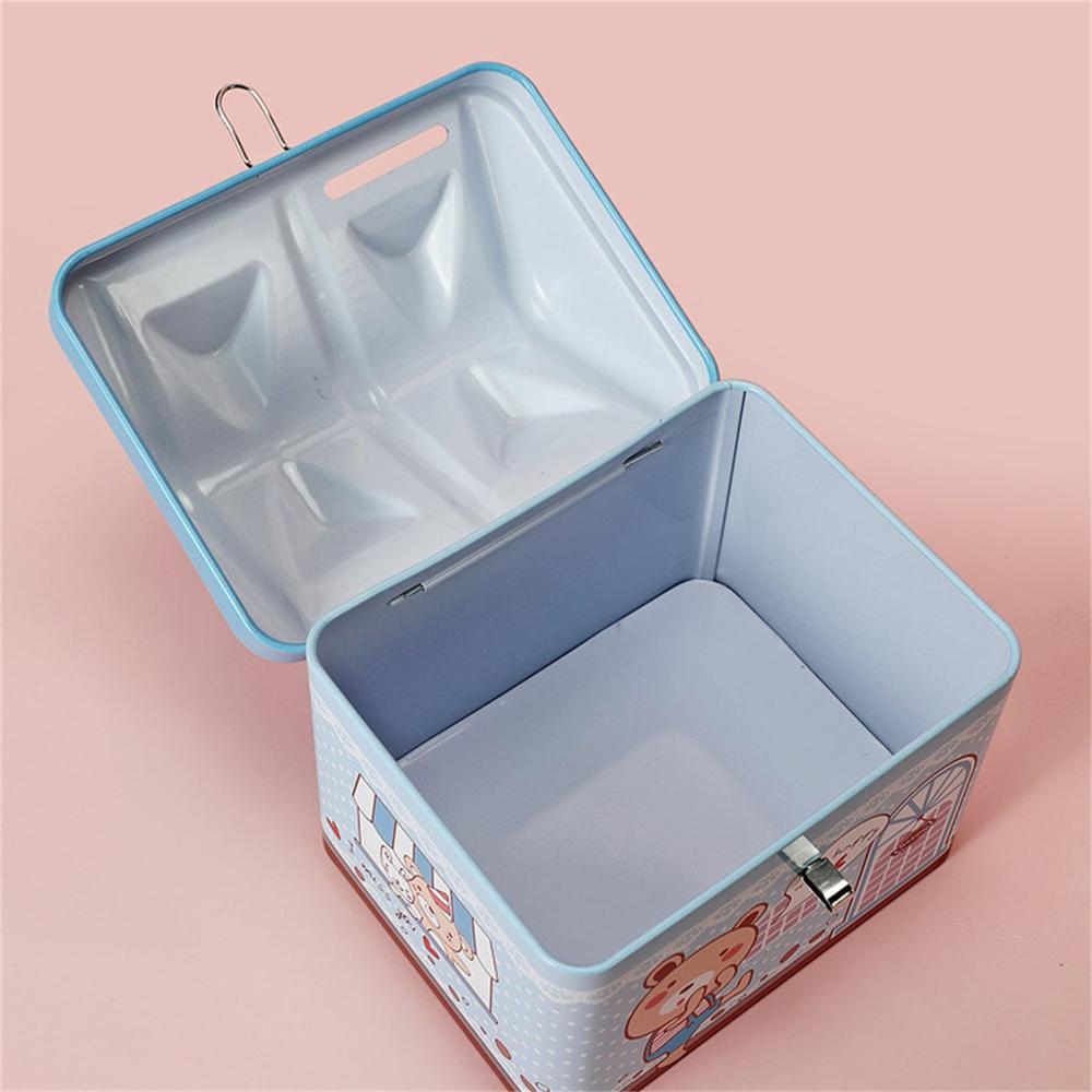 Детский замок для ключей, монетница, подарочный сейф, ящик для хранения, копилка, жесть