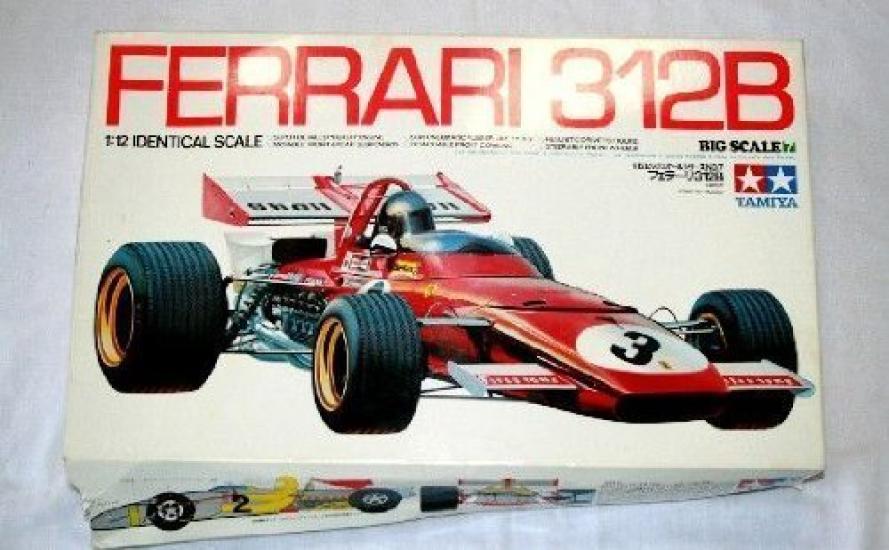 Tamiya Ferrari 312B Big Scale 1/12 (1/12 Car 12007) Plastic Model Kit