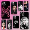 Чехол для телефона Singer L-Lady G-Gaga Для iPhone 16,15,14,13,12,11,Plus,Pro Max,XS,X,E,SE,Mini Мягкий силиконовый Черный чехол