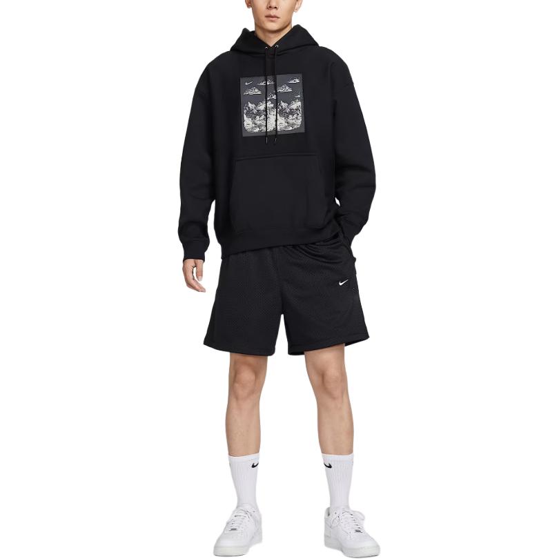 Nike Мужская флисовая толстовка с капюшоном Solo Swoosh HV4115-010