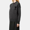 Amiparis Ami De Coeur crew-neck wool sweater UKS8380180504
