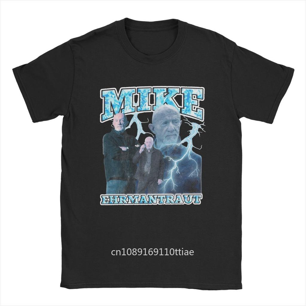 Vintage Mike Ehrmantraut Breaking Bad Vintage 90's Retro unisex T-Shirts for Men Round Neck Cotton T Shirt Short Sleeve Tees Gift Tops