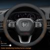 Кожаный чехол на руль автомобиля для Honda HRV CRV Pilot Civic City ZRV Passport 2022 2023 2024 2025 2026 Аксессуары