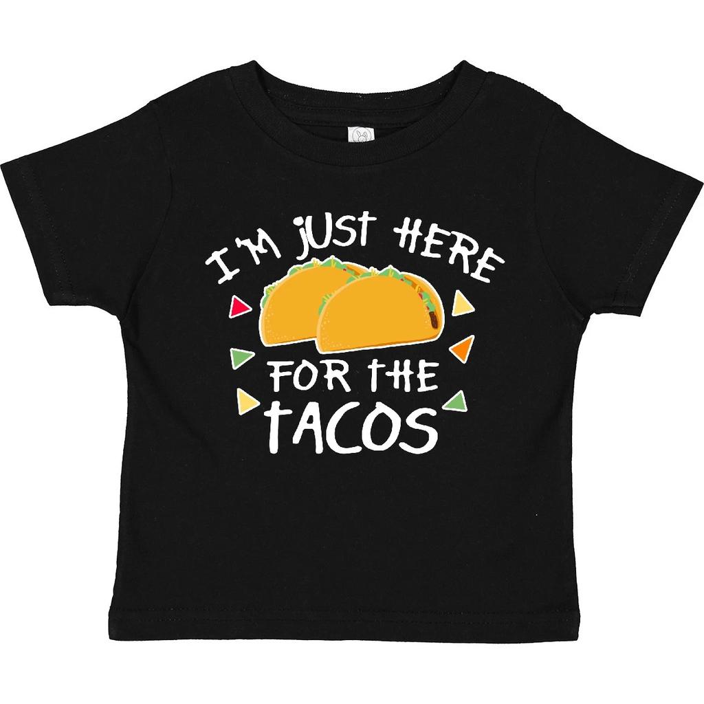 Inktastic I'm Just Here For The Tacos Cinco De Mayo Toddler T-Shirt Festive Kid