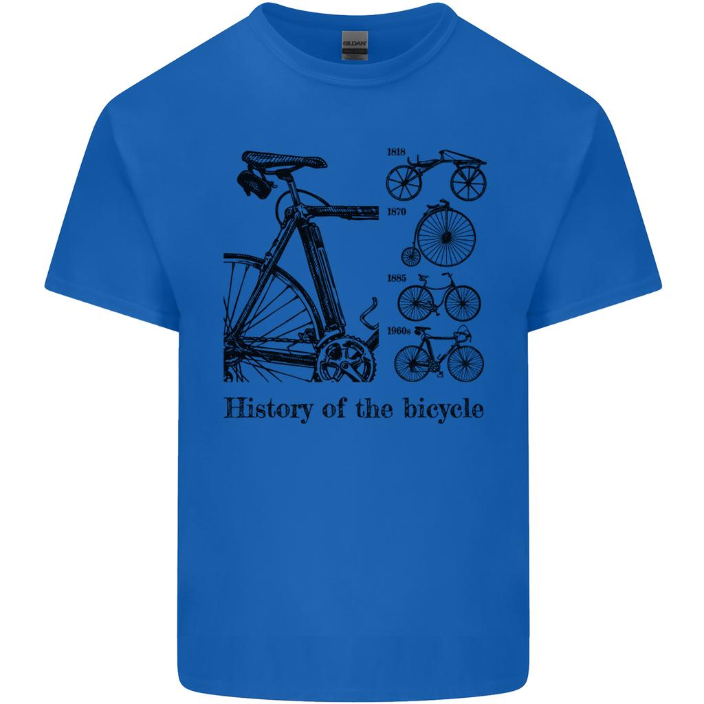 History of the Bicycle Cyclist Cycling Bike Unisexs Light Cotton TShirt