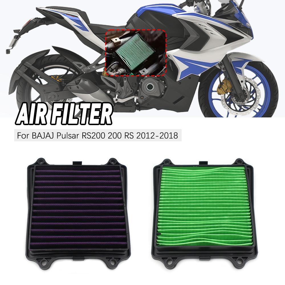 Intake Cleaner Air Element Motorcycle Accessories For BAJAJ Pulsar RS200 200 RS 2012 2013 2014 2015 2016 2017 2018