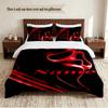Scream Personalized Custom Name 3‑Piece Bedding Set Soft Duvet Cover Set For Bedroom Home Decor
