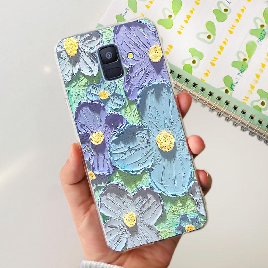 Чехлы для Samsung Galaxy A6 2018 задняя крышка телефона SM-A600 A600F для samsung A6 plus 2018 A605 A605F A6+ Fundas защитный чехол