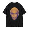 Retro Rapper Doja Cat Face Graphic Tee Shirt Unisex Unisex 90s Fashion Classic T Shirts Male Casual High Quality Y2k Clothes Tops