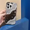 Чехлы для мобильных телефонов iPhone 11 13 XR 15 Pro Max 12 14 Pro Max Чехол для iPhone 16 7 Plus 8 Plus XS Max 6 15 Plus Laser Wave Pattern Anti-Drop Водонепроницаемый