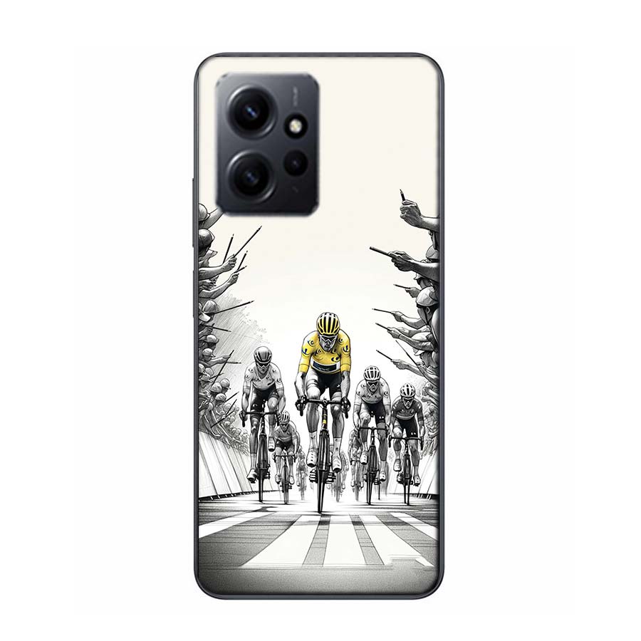 Bicycle Race Phone Case For Redmi 12 13C 12C 15C 9 10 10C Note 13 Pro Plus 14 15 Pro 9T 9C 9A TPU Soft Cover Clear Cell Cases Sh