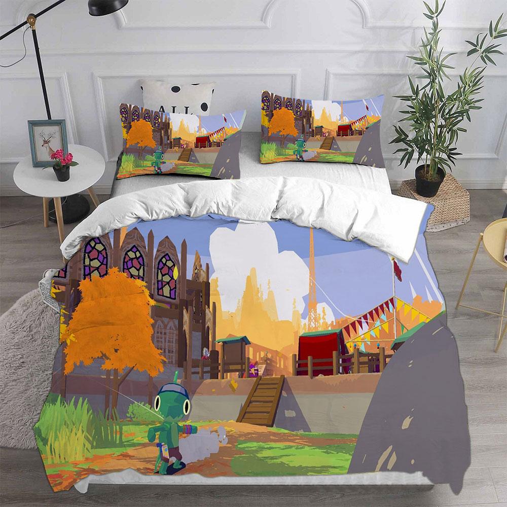 Lil Gator Game Bedding Sets Comforter Quilt Bed Cover Duvet Cover Pillow Case 2-3 Pieces Sets Kids Adult Size