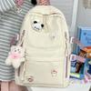 School Bag Female College Student Backpack New Large Capacity Junior High School Student Cute Backpack Female Versatile