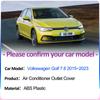 Крышки воздухозаборников для Volkswagen VW Golf 7 8 MK7 MK8 2015~2024 Кондиционер Вентиляционное отверстие под задними сиденьями Вентиляция Выхлопные аксессуары