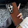 Роскошный противоударный кожаный чехол с усиленными углами для Samsung Galaxy S26 Ultra S26 Plus, официальный, деловой, матовый, мягкий ТПУ чехол для телефона