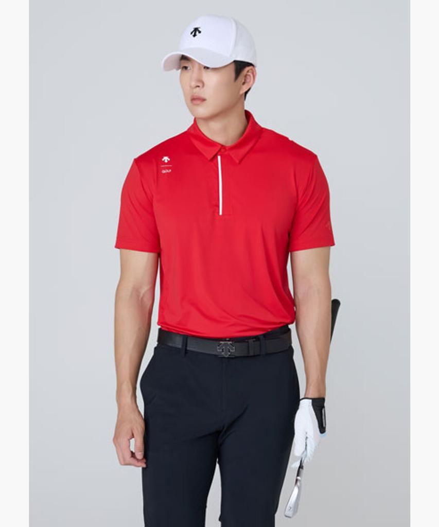 DESCENTE GOLF Men'S One-Point Collar Short Sleeve T-Shirt Dr12Mfts3J