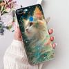 Clear For Honor 9 Lite Case Cute Cat Luxury Fashion Flowers Cool Boys Soft Bumper Cover For Honor 9Lite LLD-L21 Phone Case 5.65"