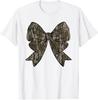 Камуфляжный Кокетливый Бант Охота на Уток Охота на Уток Женская Детская Футболка для Девочек