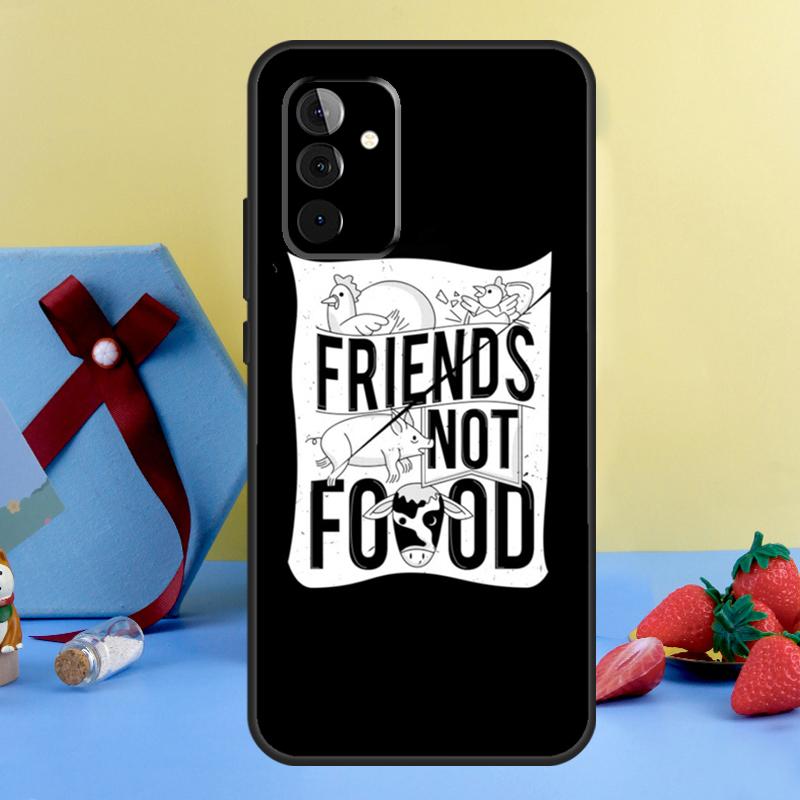 Eat Fruit Not Friends Vegan Quote Case For Samsung Galaxy A15 A17 A55 A35 A32 A52 A13 A33 A53 A14 A34 A54 A06 A16 A26 A36 A56