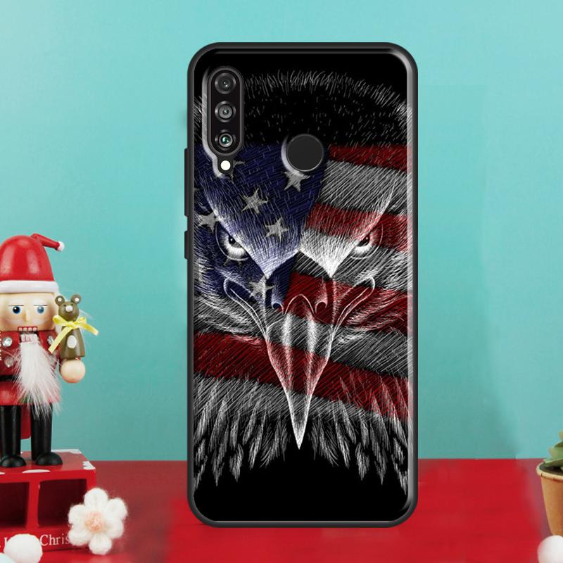 Чехол для Huawei Nova 7i 8i 11i 12i 12s 9 10 SE Y90 Y60 Y70 Y72 Y61 Y91 P30 P40 Lite P60 Pro с флагом США