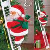 Christmas Hanging Decoration Santa Claus Electric Climb Ladder Hanging Decoration Christmas Tree Decoration