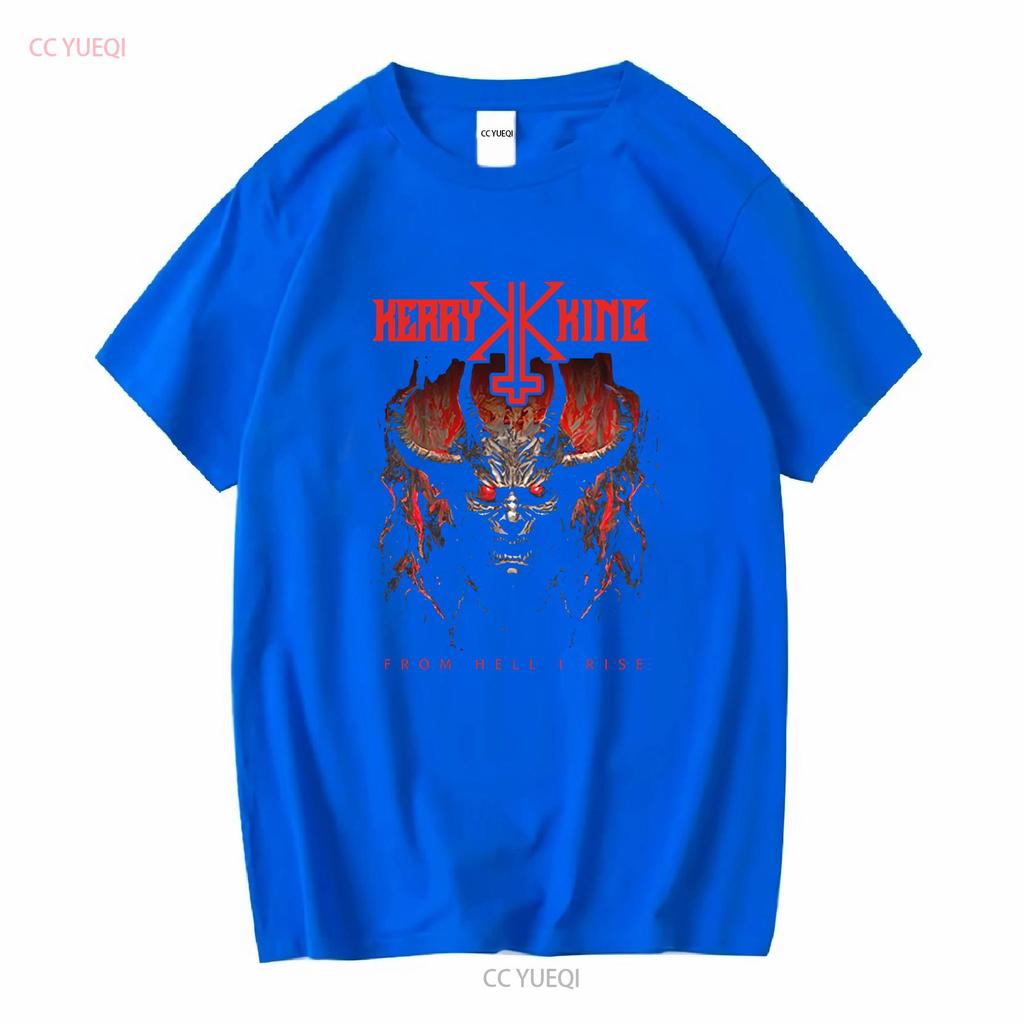 Kerry King From Hell I Rise Cover NEW T Shirt long or short sleeves vintage Washed Breathable Stretched Casual fashion graphic