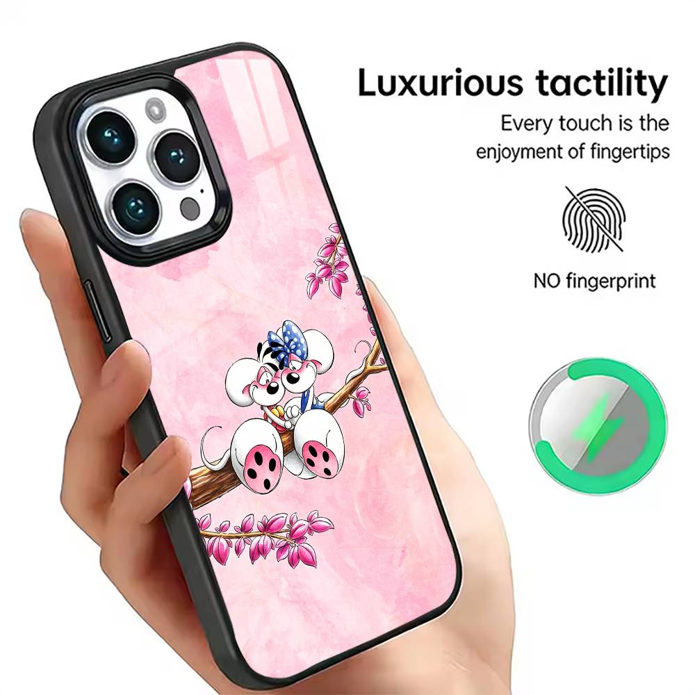 Cartoon D-Diddl Phone Case For iPhone17,16,15,14,13,12,11 Plus,Pro Magnetic with Magsafe Wireless Charging