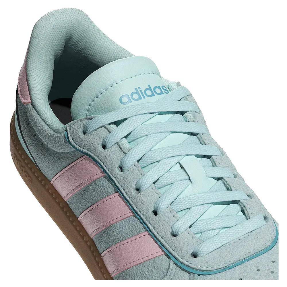 Adidas breaknet sleek sneakers leather/synthetic Turquoise
