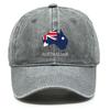 АВСТРАЛИЙСкая Карта Флаг Принт Snapback Бейсболка Папина Кепка Стирка Ретро Винтаж Регулируемая Бейсбольные Кепки Идеально Для Подарков
