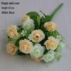 Silk Fake Flower Bouquet for Living Room or Dining Table Decor - Plastic Dried Flower Bonsai Ornaments
