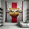 RB Leipzig Wall Tapestry Aesthetic Wall Hanging Printed Fabric Blanket Decorative Tapestries for Bedroom Living Room Home Decor