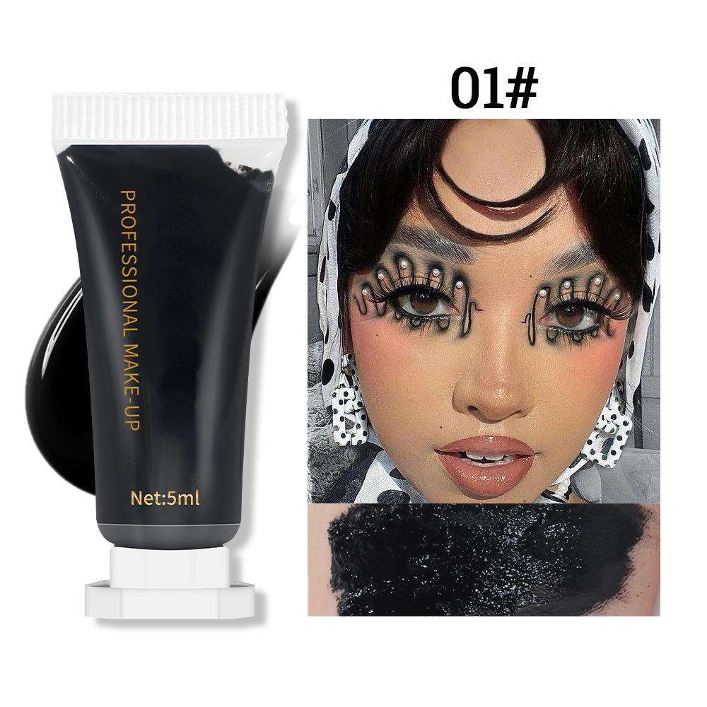 Макияж на Хэллоуин, тело, лицо, краска, паста, эффектная водорастворимая флуоресцентная краска для граффити