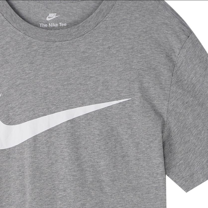 Nike Мужская серая футболка с заниженной линией плеча BV0628-063