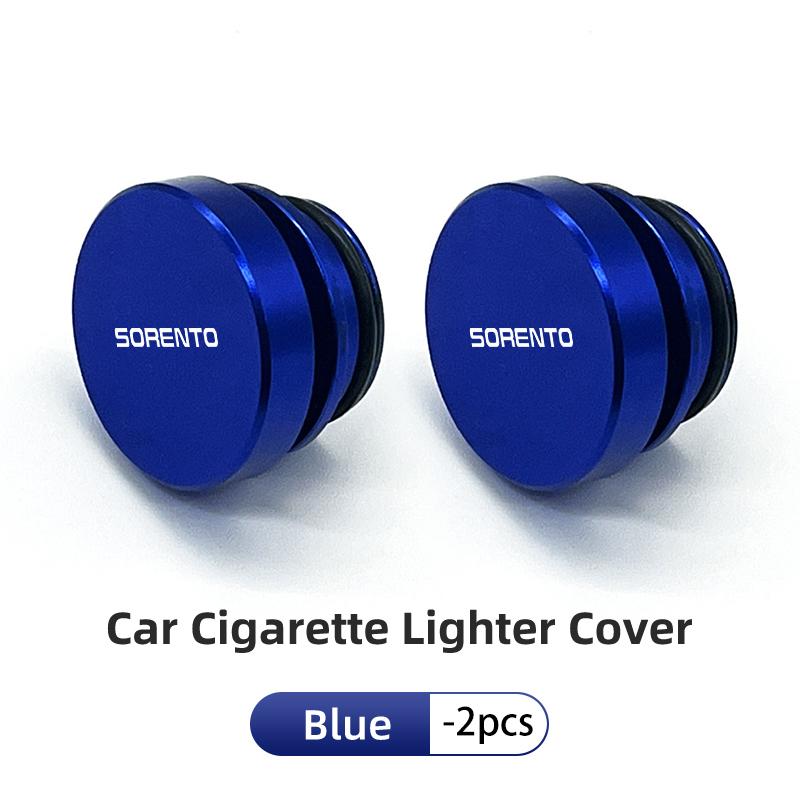 BBDX3 For KIA Aluminum Car Cigarette Lighter Cover Protective Case Auto Accessories Forte Stonic Sorento Spectra Cadenza Sephia Carens