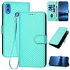 Imitating Carbon Fiber Patterns, PU Leather Wallet Card Bag Phone Case For Huaiwei P20,P30,P40,P50,Honor 50,Honor 60,Honor 70,Honor 90,X6,X7,X8...