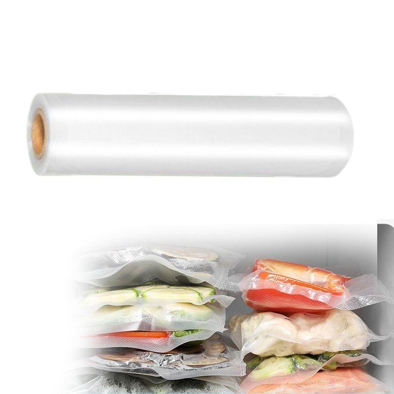 Food Sealer Vacuum Rolls Storage Bags 28 Cm Durable Material Freshness Kitchen
