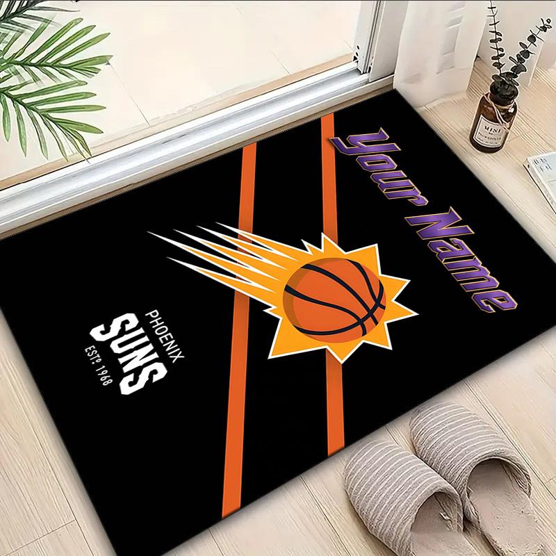 Custom Name Rug Phoenix Basketball Team Area Rug Suitable for Indoor And Outdoor,Carpets for Homes, Offices,Living Rooms,Home Decor,Christmas Gift