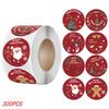 50-500Pcs Christmas Tree Santa Claus Merry Christmas Stickers 2.5cm Thank You Stickers for Gift Sealing Holiday Candy Bag Decor