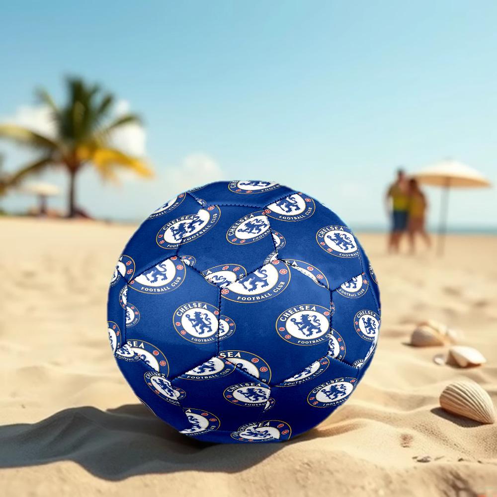 football club.C Print Size 5 Soccer Ball, Standard Match Football for Sports Game and Team Practice, Ideal Gift for Soccer Fans