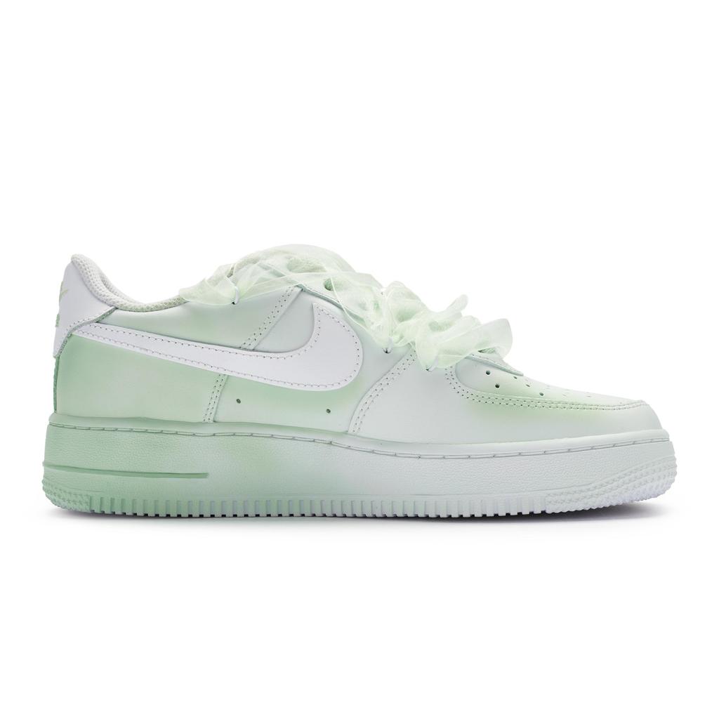 Nike Кроссовки Nike Air Force 1 Low Skateboard Shoes GS Белые Зеленые DH2920-111(Team80-S-BOX)
