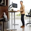 VEVOR Standing Desk Frame Dual Motor, Adjustable 27.6"-46.1"/70-117 cm Height & 43.3"-70.1"/110-178 cm Length Electric Stand
