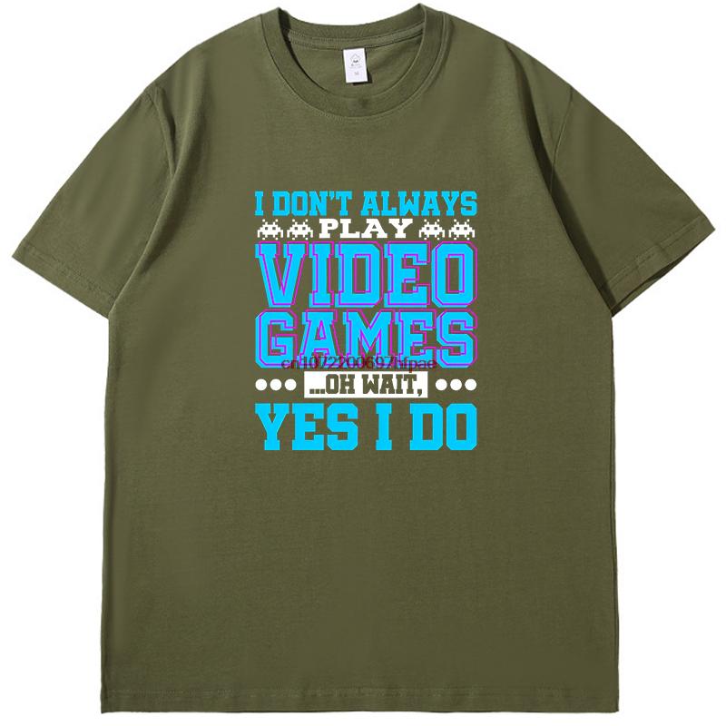 Gaming Gamer Shirts Graphic Tee Gamer Printed Tshirt High Quality Short Sleeve Tee New In Tops Tees Mens Cotton Tshirt