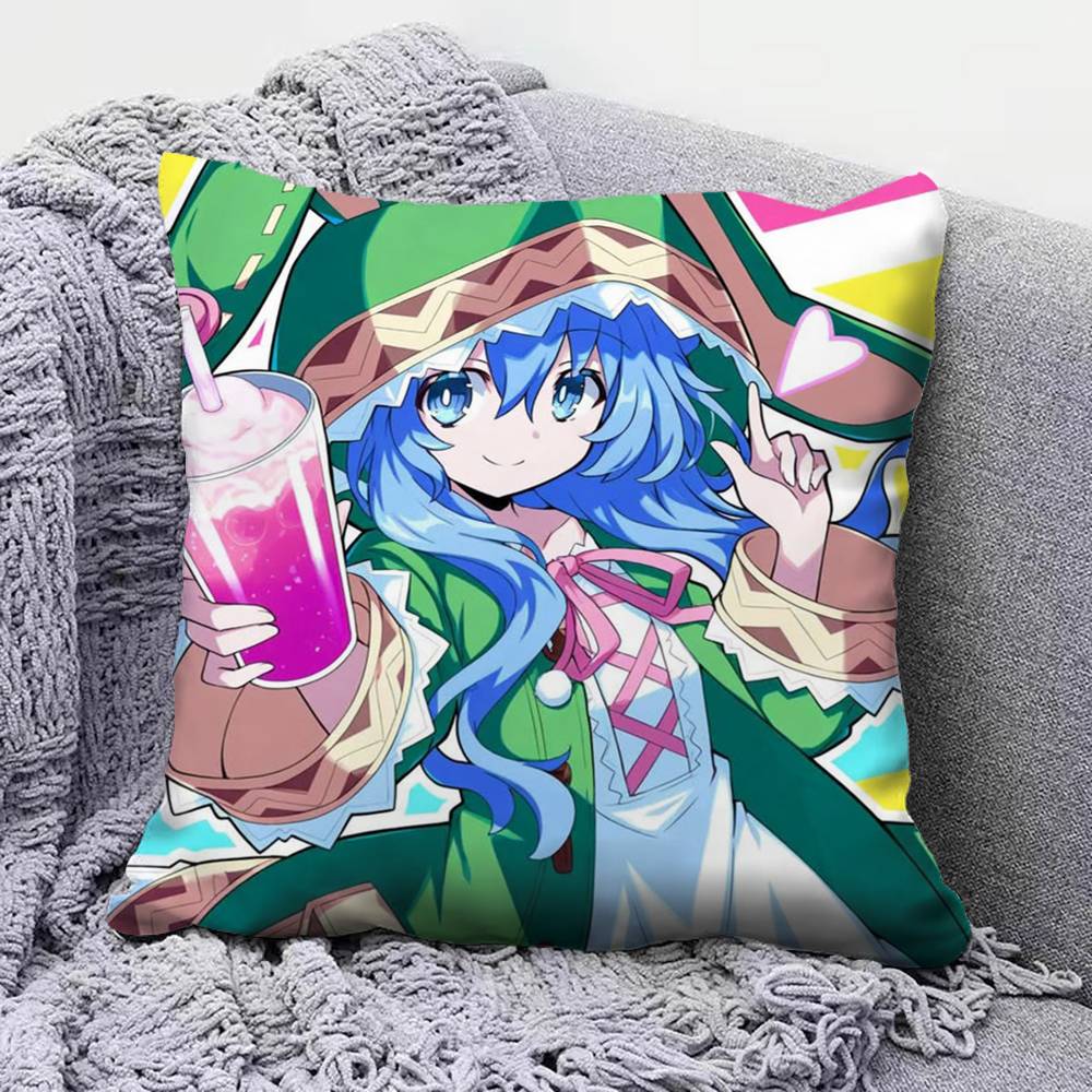 DATE A LIVE Аниме Девушка Милые Наволочки Домашние Подушки для Дивана и Декоративные На заказ