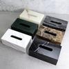 Factory Outlet 25x14x10CM кубовидная коробка из натурального мрамора, большой ящик для хранения салфеток
