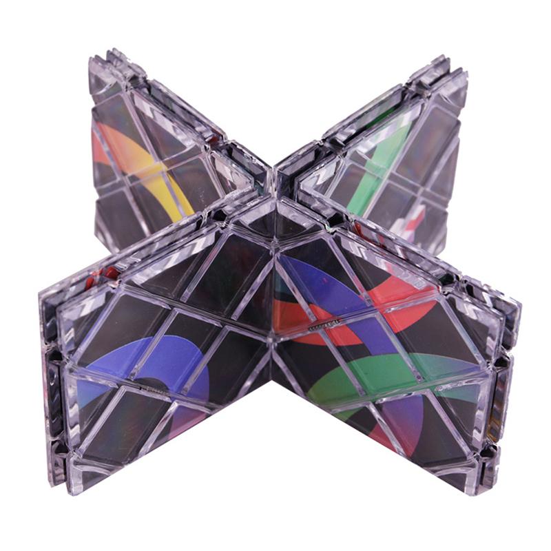 Twisty Cubo Cube Классические игрушки Куб-головоломка Lingao 8 панелей Складные кубики-головоломки