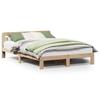 Solid Wood Bed without Mattress 150 x 200 cm Pine Wood