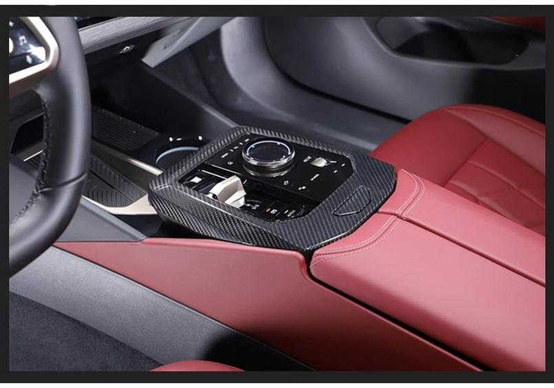 BMW 5 Series Carbon Fiber Interior Trim Kit: Center Console & Dashboard Strips for G60/G68