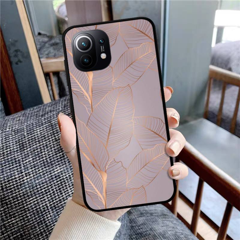 Beautiful Gold Rose Phone Case For Xiaomi Mi Note 10 Pro 8 Lite 9 Se 10T 6X 6 5X 5 F1 Mix 2S Max 2 3 Cover