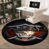Las Vegas Raiders Round Rug for Livingroom,Bedroom, Palyroom, Chair Rug, Area rug, Circle Carpet, Large Size Fan Christmas gift