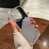 Роскошный чехол для телефона с зеркалом для макияжа для iPhone 11 12 13 14 15 Pro Max Mini XR X XS, жесткий акриловый противоударный чехол